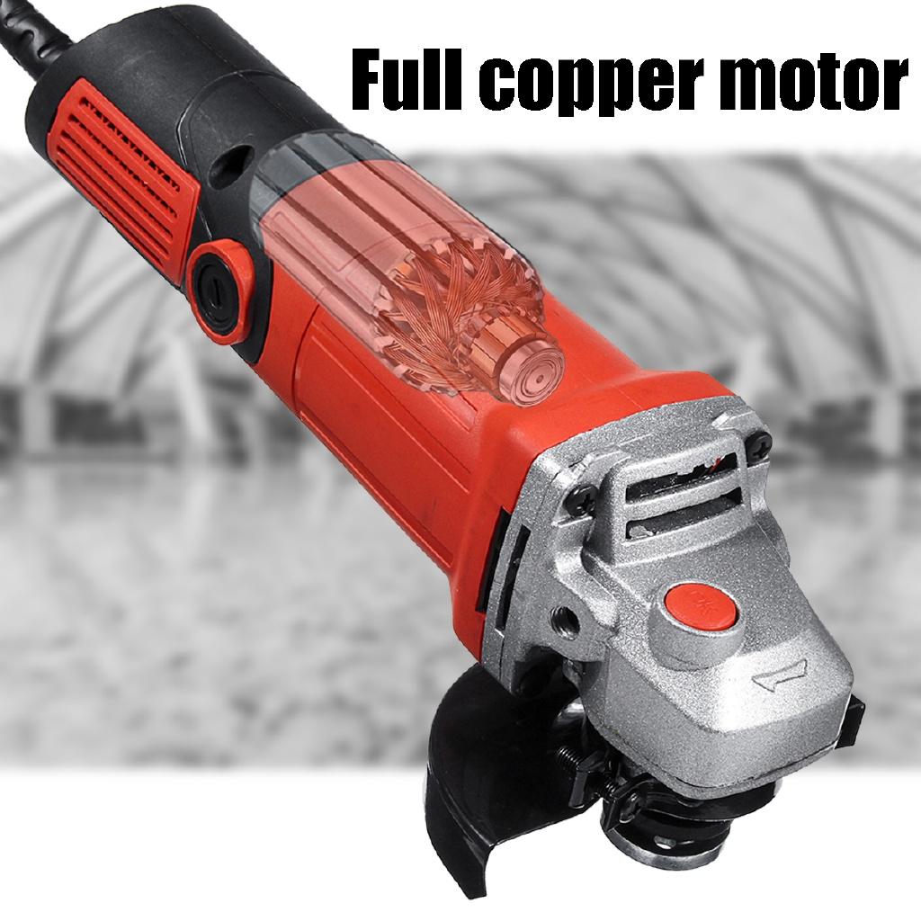 220-240V Peaks Angle Grinder 11000r/min Electric Grinder Polishing Polisher Grinding Machine Cutting Woodworking 1600W