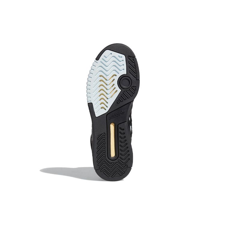 Adidas Originals Drop Step XL Synthetic Leather Non-Slip Durable High-Top Skate Shoes Women Sneakers Black White FV4877