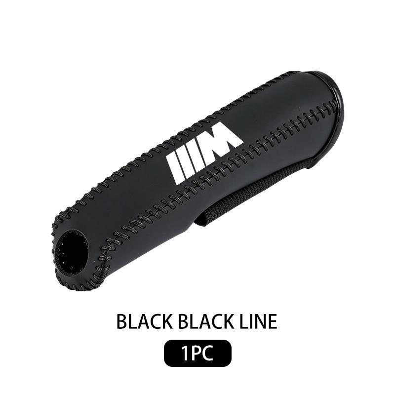 Car Handbrake Sleeve Leather Cover Anti-Skid Auto Parking Brake For BMW Performance M E87 E30 E46 E28 F35 G20 E93 F20 X3 X