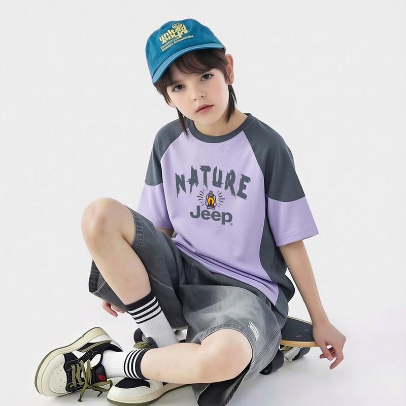 Jeep Kids  2026 Summer Short Sleeve T-Shirt 175cm