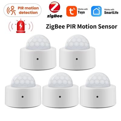 Tuya ZigBee PIR Motion Sensor Mini Infrared Human Body Presence Detector Smart Home Security Protection Alarm System Smart Life