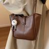 Tote bag new leather women's bag autumn and winter high-end leisure commuter bag portable shoulder bag luggage