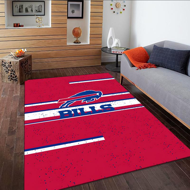 Buffalo Basketball Logo Carpet, Kitchen Rugs, Yoga Mat, Non-Slip Mats, Rug for Bathroom, Living Room Bedroom, Camping Rugs Christmas Gift
