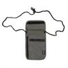 RFID Blocking Portable Travel Neck Wallet Passport Card Document Storage Bag Anti-theft Money Pouch Organizer