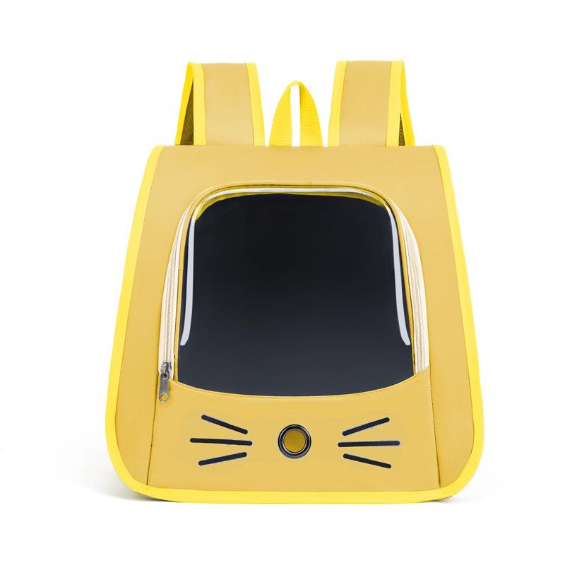 Pet Backpack Carrier Breathable Anti Stress Travel Bag Adjustable Shoulder Outdoor Handbag for Cats Dogs