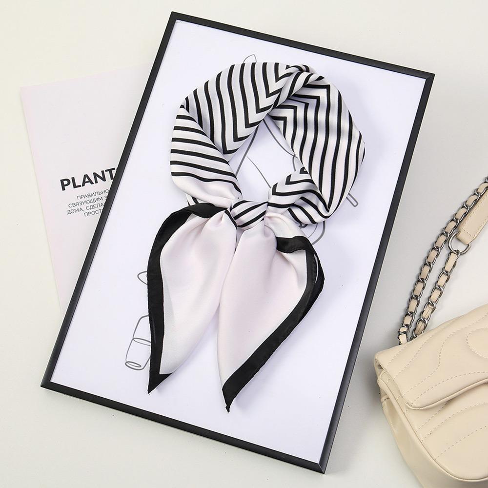 Bohemia Stil Haar-Schal 70*70cm Seidenschal Mode Haarbänder Frauen