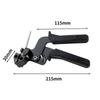 Pinza para Bridas de Plástico Herramienta de Sujeción y Corte Cortador Tensión Pistola Automática de Cremallera Acero Inoxidable 304 Brida de Bloqueo Herramienta de Sujeción Manual