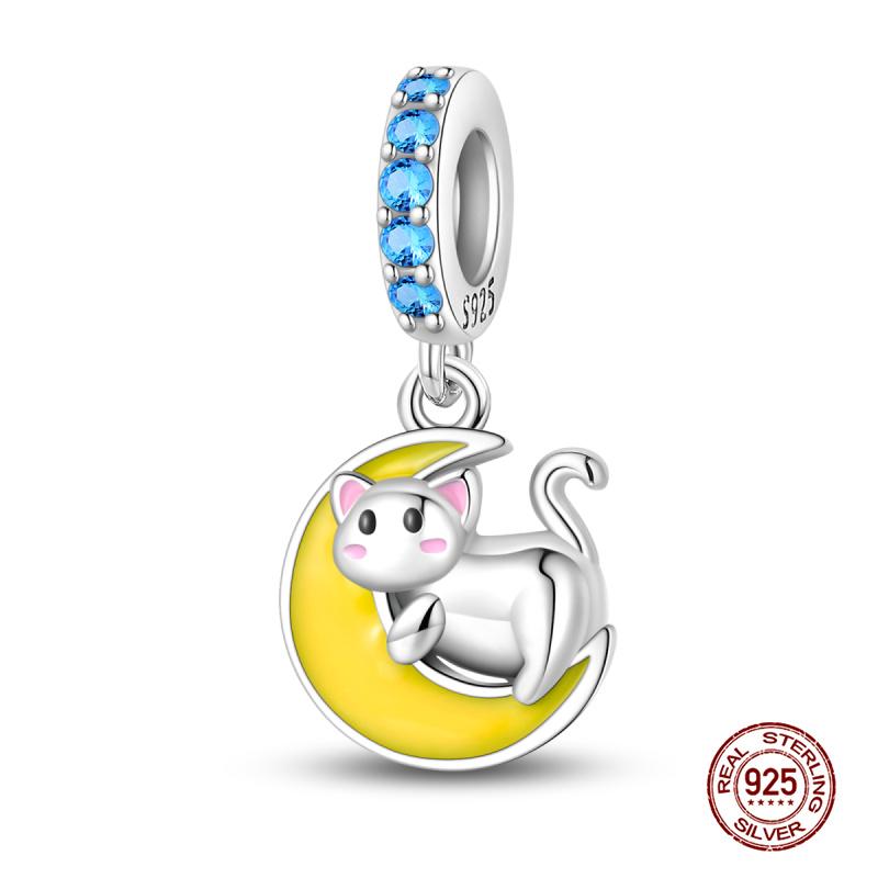 New In Animal Series Charms Series Copper Charms Beads Fits Original 3Mm Women'S Bracelets Beads Women Diy Fine Jewelry Gift