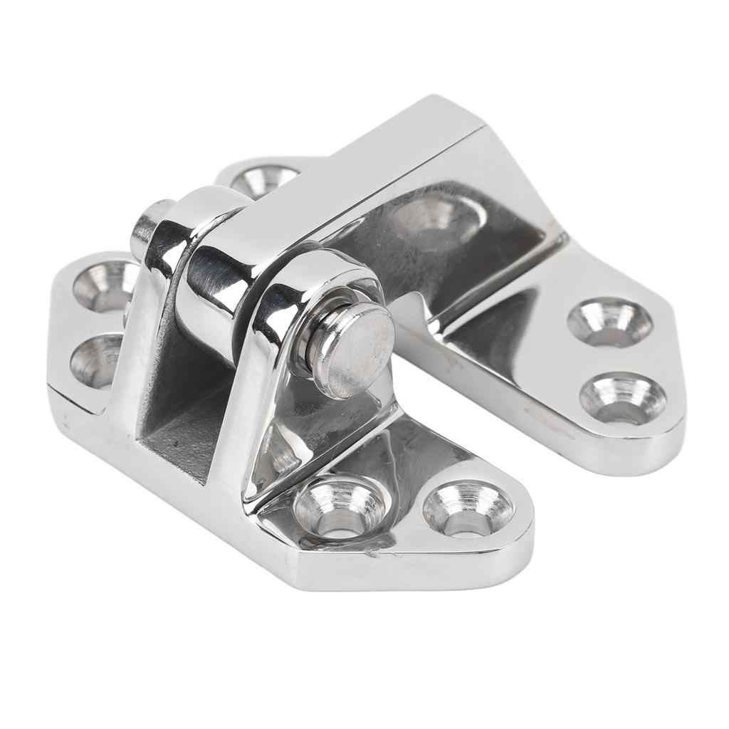 Marine Hinge 316 Stainless Steel Mirror Polished Rust Resistant Deck Hinge Boat Cabin Cover Hinge for Yacht