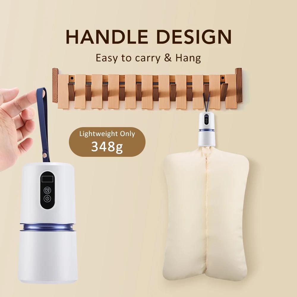 110-220V Smart Portable Clothes Dryer Clothes Laundry Tumble Dryer Hanger Warmer Outdoor Travel Garment Clothing Folded Heater