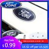 New 2026 Car Sticker 14.5X6cm Emblem for Ford Mondeo Explorer Focus 2 3 Fusion Transit F150 Fiesta Car Logo Front Grille Trunk B
