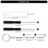 K1AE Eyeglass Repair Glasses Repair Tool with Glasses Screws, Nose Pad, Tool