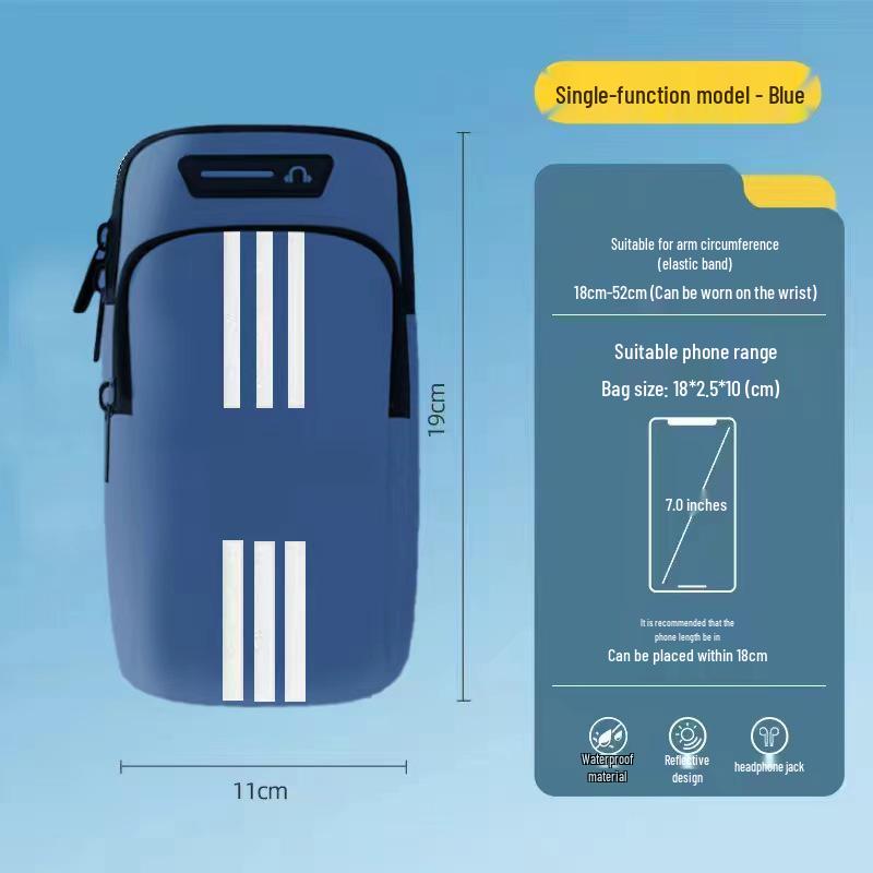 Water-Repellent Men's & Women's Running Armband: Lightweight Phone Sleeve for Fitness
