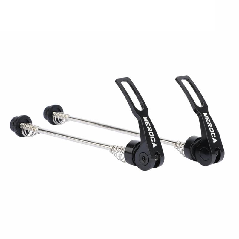 1 Pair Aluminum Alloy Mountain Bike Quick Release Lever Front 100mm Rear 135mm Hub Axle Disc