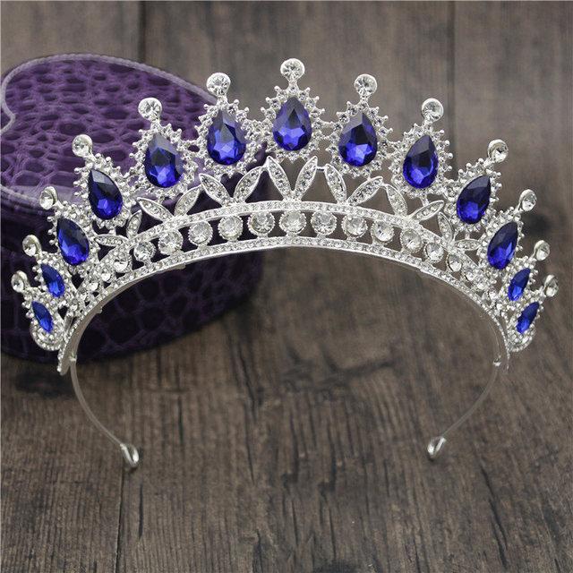 Gorgeous Rhinestone Crown Headbands Princess Tiaras and Crowns Bridal Hairband Girls Party Diadem Wedding Hair Jewelry