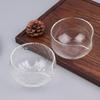 1Pc Textured Glass Matcha Bowl With Pouring Spout Japanese Style Green Tea Ceremony Tea Bowl Song Dynasty Tea Tools