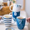 500 ML Japanese Style Ceramic Mug Creative Simple Breakfast Coffee Cup Home Men And Women Tea Gift Cup