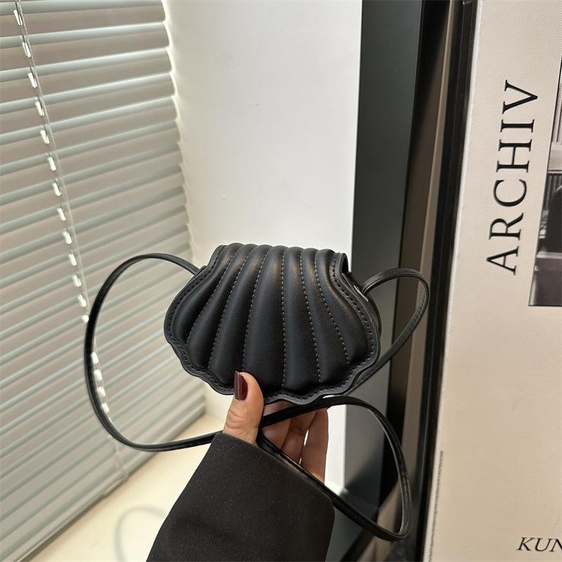 Shell Bag Beautiful Solid Color Casual Women's Bag Summer New Popular Versatile Exquisite Shoulder Messenger Bag