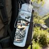 1PC Fishing Bass Fish Outdoor Scene Print 750ml Color Plastic Sports Water Bottle Leakproof Flip Straw Lid Suitable for Sports Office Home Use