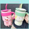 Süßer Hello Kitty Edelstahl-Trinkbecher für Mädchen Cartoon-Design Tragbar und Hochwertig