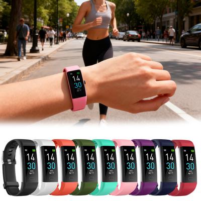 Bracelet Temperature Blood Pressure Blood Oxygen Blood Pressure Heart Rate Monitoring For Sport USB In-line Charger