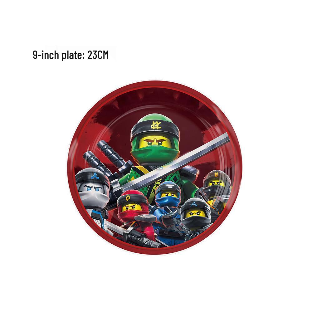 Ninjago Ninja Kids Birthday Party Plates and Cups Set