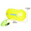 Aquatic Swim Buoy with Waterproof Bag And Adjustable Waist Belt, Double Inflatable Cushion