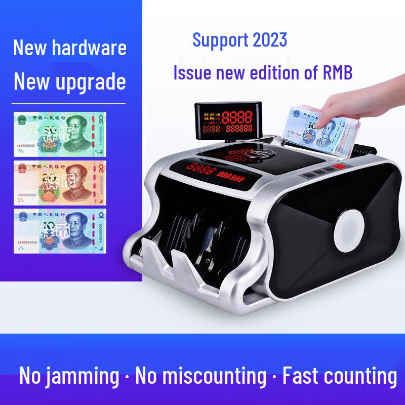 CHUANWEI T16 Portable Money Counting Machine with Counterfeit Detection CN plug (adapter included)