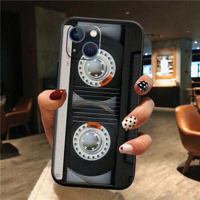 

Cassette Vintage Boombox Tape New High-End Shell Phone Case for OPPO A3 Pro A72 A74 A76 A77 A77S A78 A79 A94 A95 A18 A40M A58 OPPO A94 4G