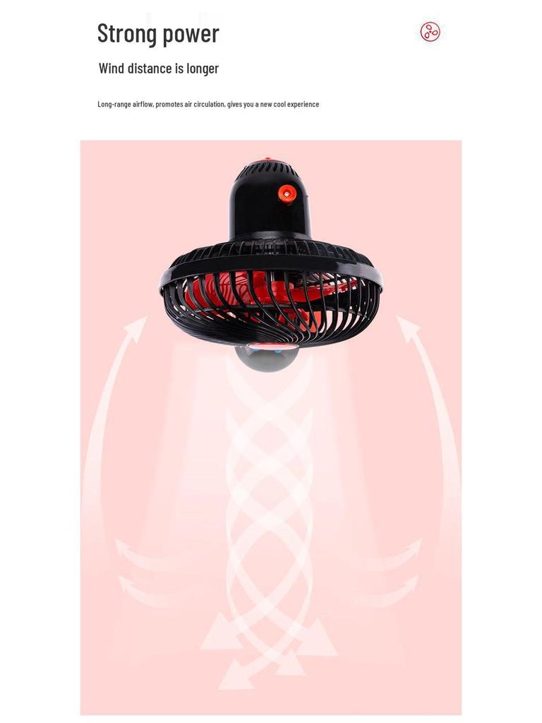 Silent Mini Fan: Cartoon Design for Dorms, Desks, and Offices