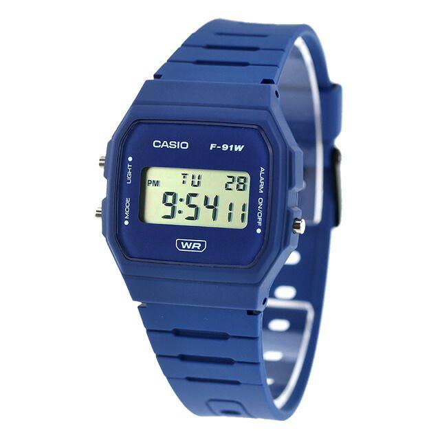 Used [New] Casio CASIO Watch Men s F-91WB-2A1DF Cheap Casio Classic