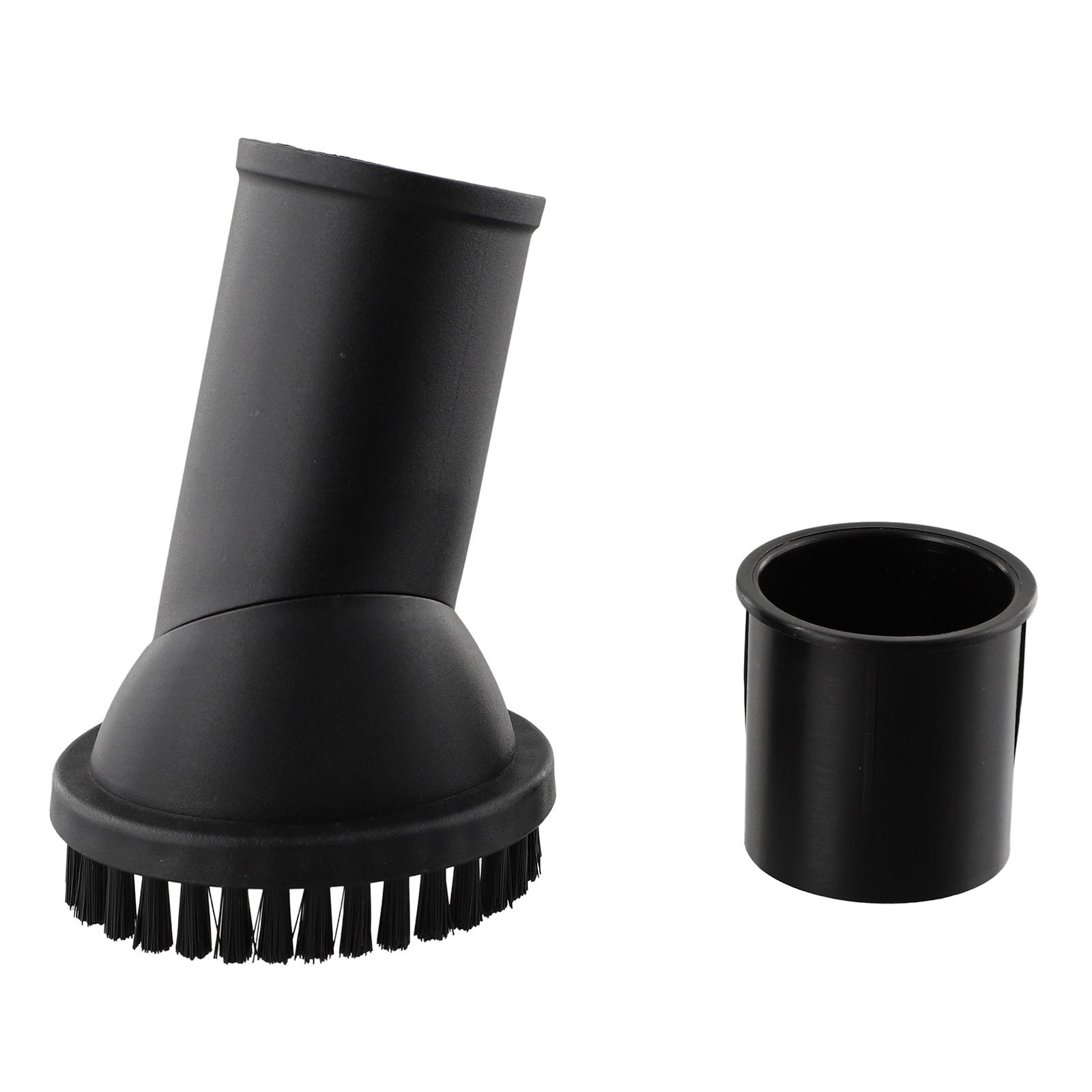 

Round Brush For Karcher Vacuum Cleaner 32-35mm Inner Diameter, Suction Nozzle For Floor Keyboard Bookshelf Cleaning, Black