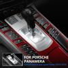 Center Console Gear Shift Panel Frame Carbon Fiber Sticker For Porsche Panamera 2010-2016 Central Control Gear Panel Frame