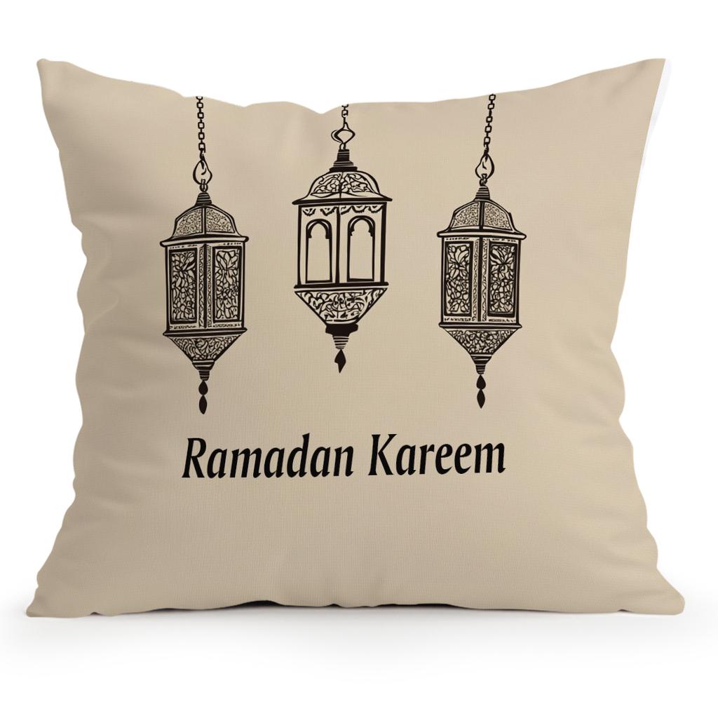 Ramadan Blessings Pillowcase Printed Polyester 40/45/50cm Throw Pillowcover Decorative Sofa Cushion Pillowslip Home Decor