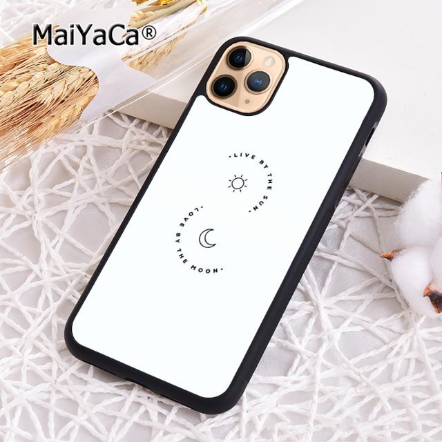 MaiYaCa Sun And Moon Lovely Phone Case Cover For iPhone 17 Air 16 15 plus 11 12 13 14 pro max shell  coque
