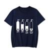 Diver 200 Bar Funny T Shirts Unisex Summer Luminous Harajuku Short Sleeve Streetwear Tops Heartbeat Scuba Diving Unisex and Unisex Tees