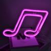 Easy To Install Music Note LED Neon Light Dual Power Supply Warm White Neon Light 1W 4.5V Neon Lamp Party
