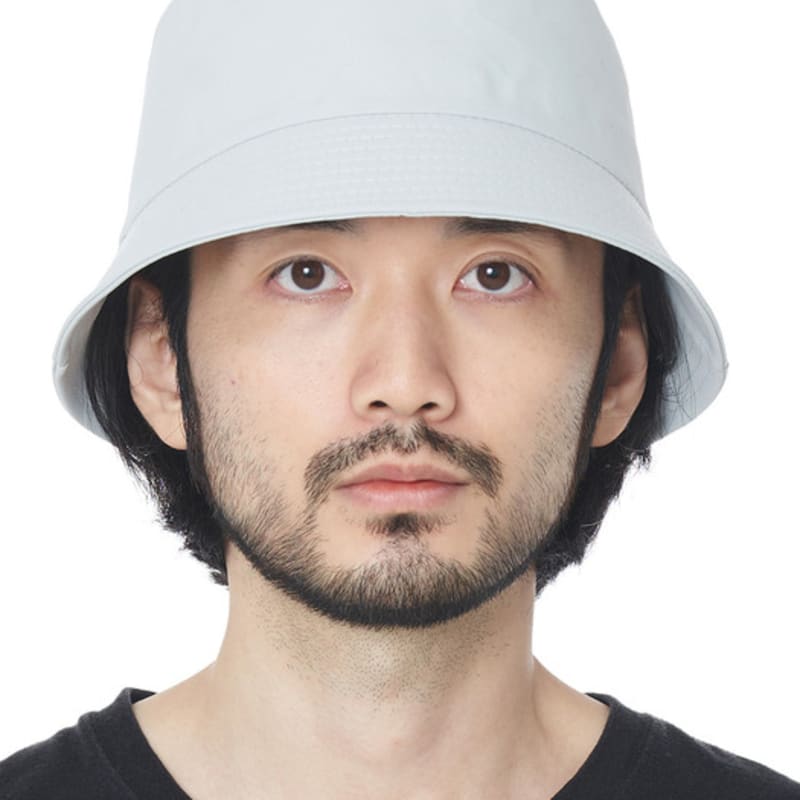 LUOESPAC Overfit Nylon Bucket Hat (Light Gray)