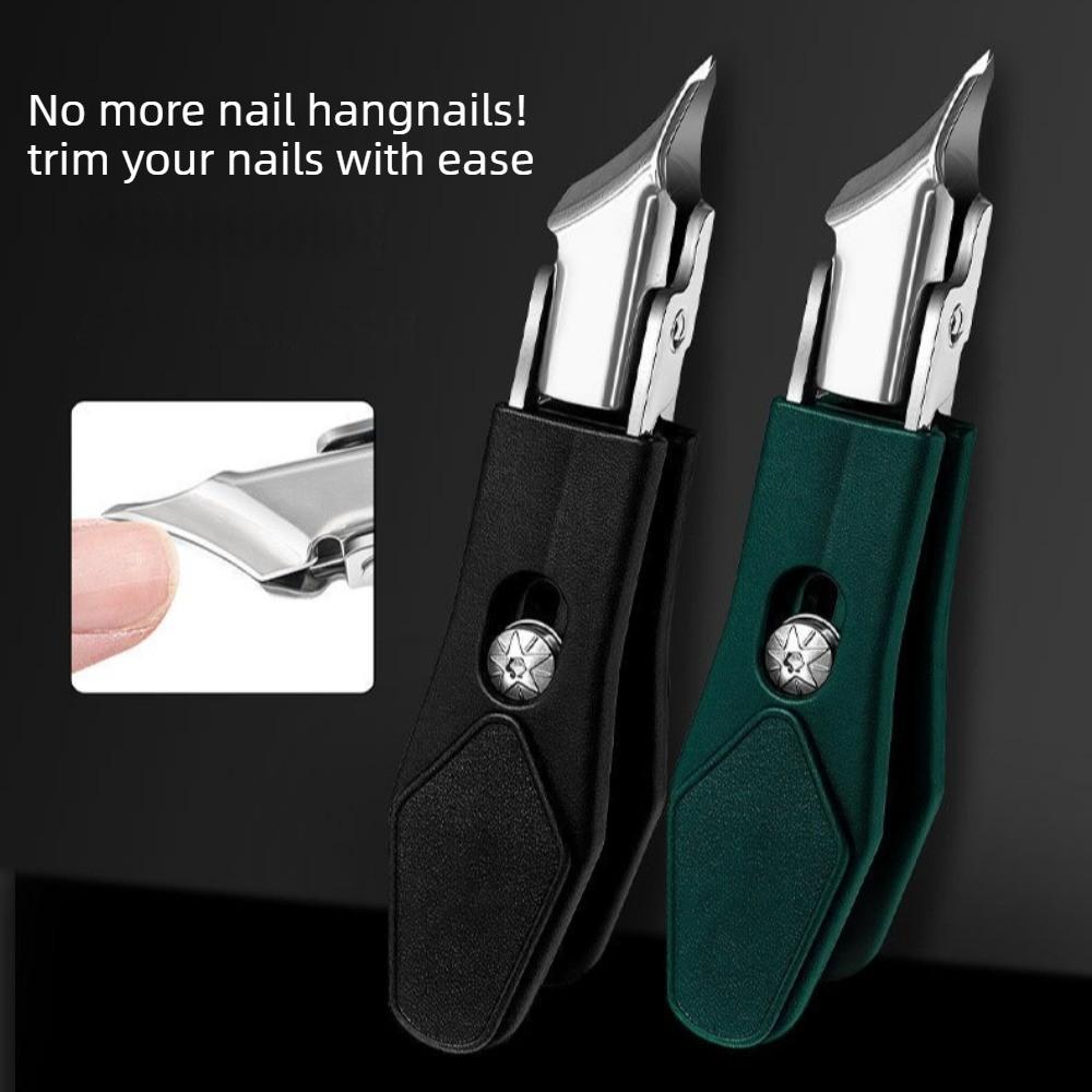 Toenail Clipper Wide Opening Slanted Edge Nail Clipper Stainless Steel Nail Supplies for Professionals Foot Nail Trimmer Tools