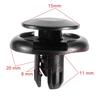 50 Piezas Sujetador de Parachoques de Coche Remache de Agujero de 8 mm Retenedor Clip de Empuje Cubierta del Motor Panel de Recorte de Puerta de Coche Sujetadores