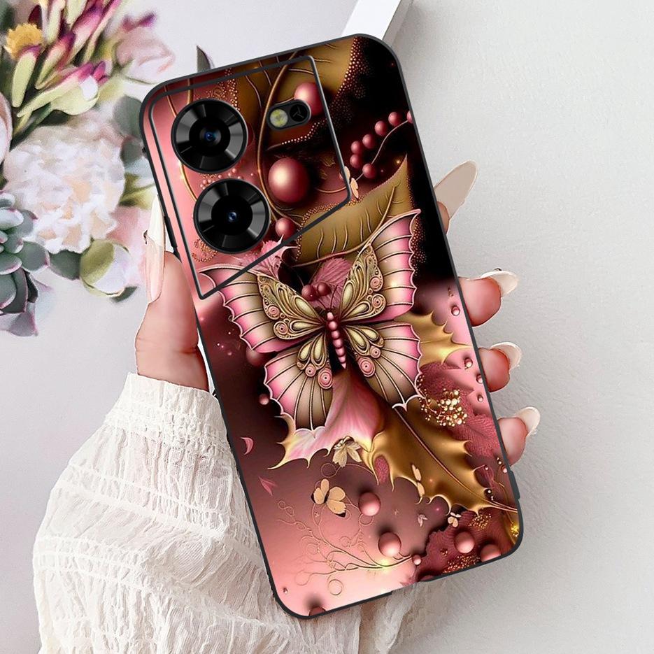 For Tecno Pova 5 Case LH7n Cute Fashion Pattern Cover Soft TPU Phone Cases For Tecno Pova 5 Pro LH8n Pova5 Pro Back Cover Bumper