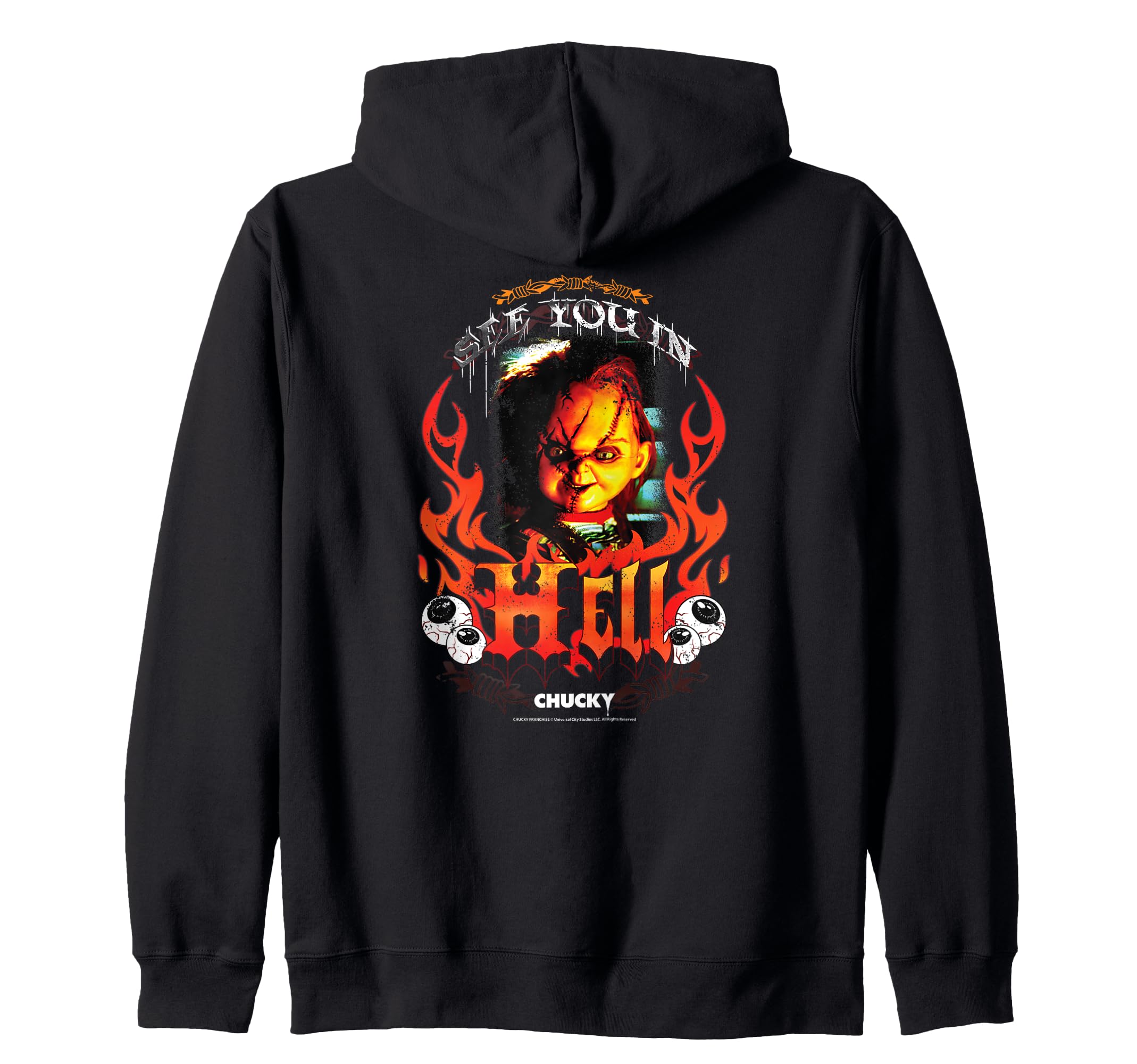 

Chucky See You in Hellflash Zip Hoodie чёрный