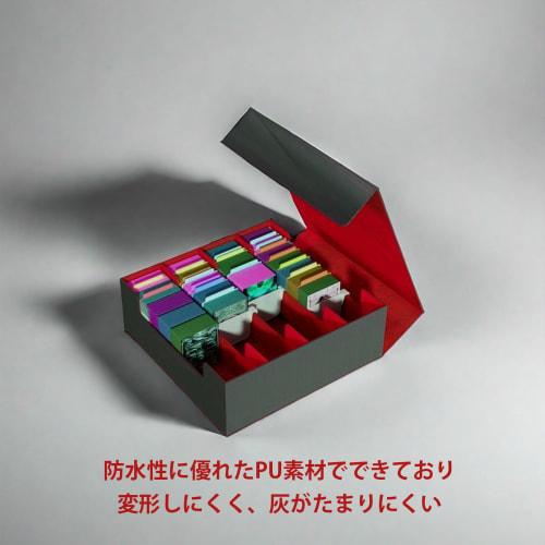 UNORUG Deck Case, Trading Card Case, PU Leather, Holds 3000+ Trading Cards, Large Capacity, 4 Compartments, 24 Dividers with Labels, Compatible with Y