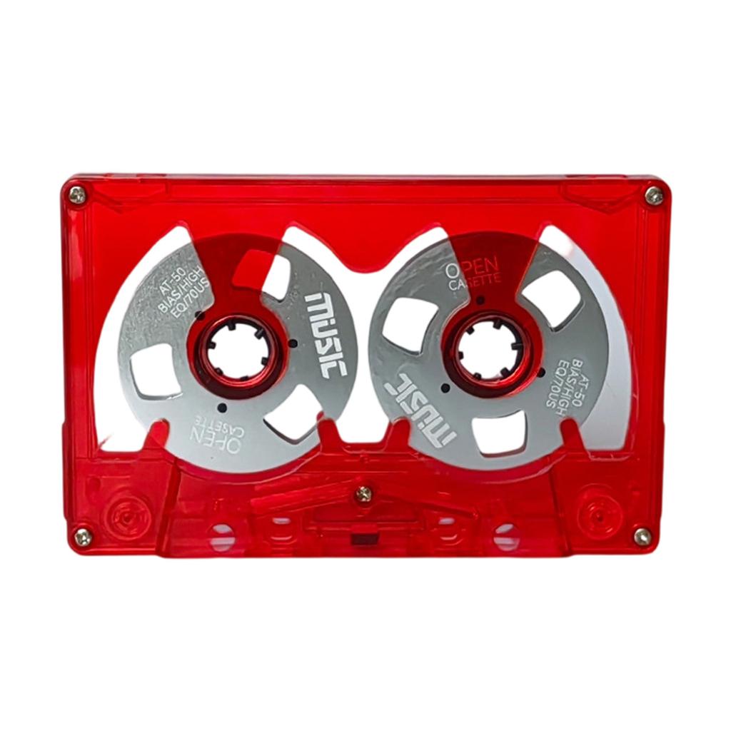 Collectible Open Frame Metal Cassettes 45Minutes Double Side Blank Cassettes Tape Premium Audios Claritys Creative Projects