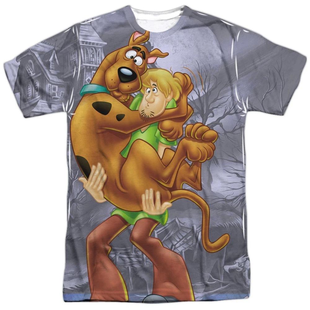 SCOOBY-DOO SCOOBY AND SHAGGY Licensed Sublimated Adult Graphic Tee Shirt SM-3XL M