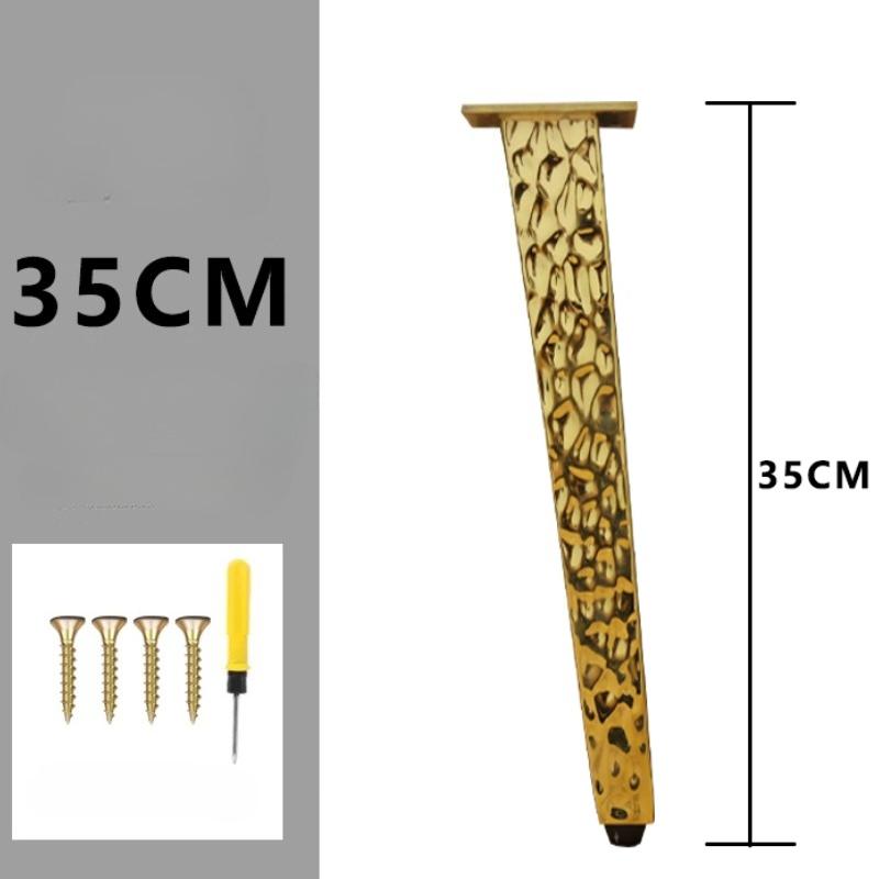 Metal Adjustable Furniture Cabinet Legs Water Ripple Stainless Steel Bathroom Cabinet Legs TV Cabinet Sofa Height Support Feet