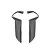 2pc Carbon Fiber Interior Steering Wheel Trim Cover For Honda Accord 2008-2012