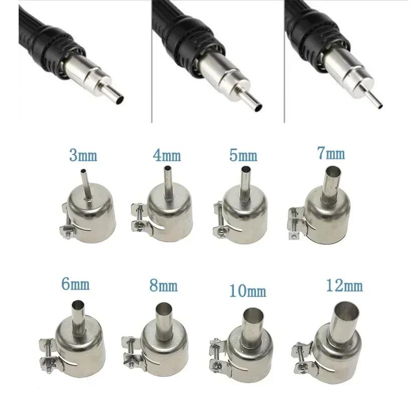 Adattatore Ugello Pistola ad Aria Calda Per 850, 852D, Aoyue 906, 968, 850, 6028 Ugello Saldatura ad Aria Calda Per Stazioni di Saldatura Parte di Utensile Elettrico