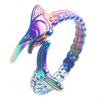 Sea Fish Ring Opening Adjustable Stainless Steel Rings For Women Men Accessories Steampunk Jewelry Animal Bague Anillo Hombre