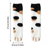 Winter Lamm Kawaii Cartoon Socken für Damen Niedliches 3D Hunde Katzen Pfotenmuster Fleece Warm Verdicken Lustige Plüschsocken Zuhause Boden Schlafen